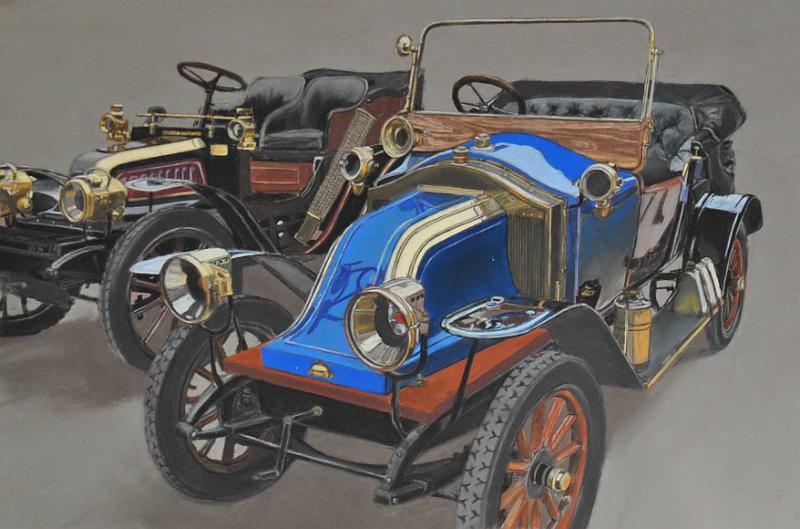 belle bleue.jpg - Pastel format /size 50 x70